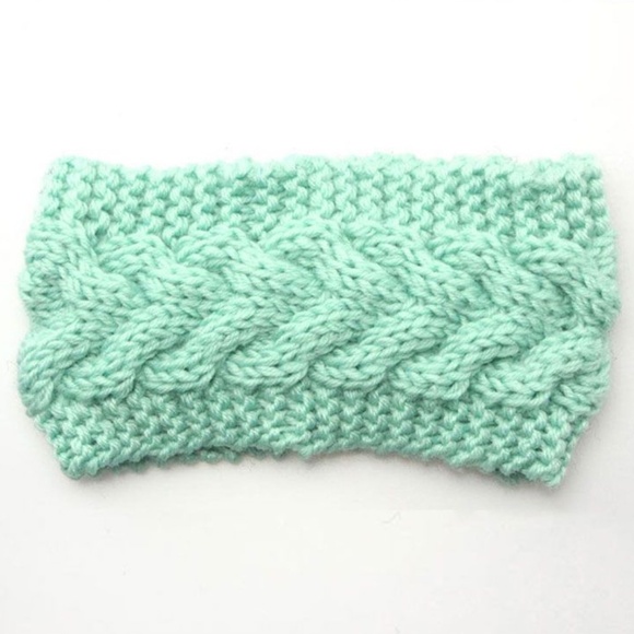 **ZOE* Mint Handmade Twist Woven Fashion Headband - Picture 1 of 6